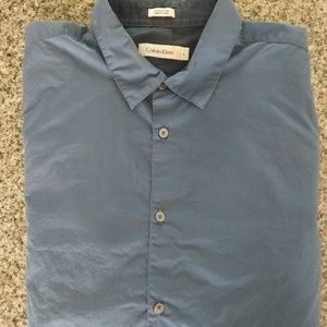Men's Calvin Klein button down dress shirt
